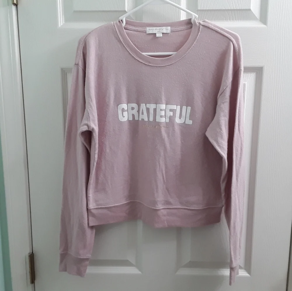 Spiritual Gangster Grateful Crop Crew Neck Sweatshirt - Picture 3 of 8